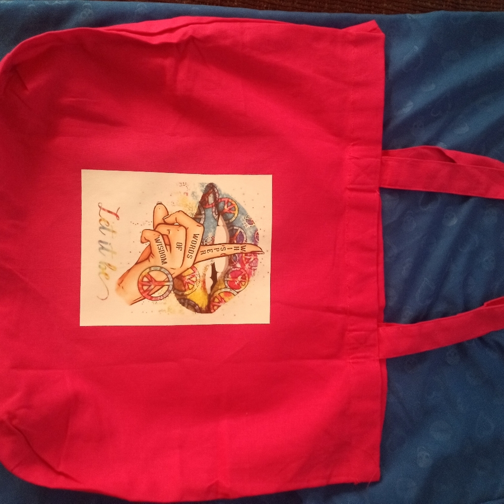 Women's custom canvas tote